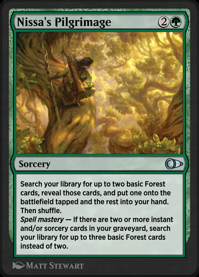 Nissa's Pilgrimage - Card Image