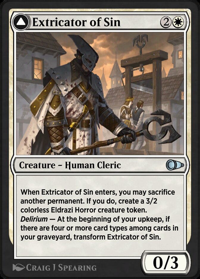 Extricator of Sin // Extricator of Flesh - Card Image