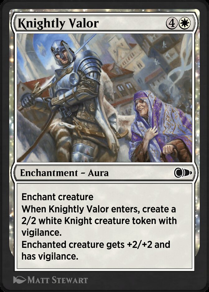 Knightly Valor - Card Image