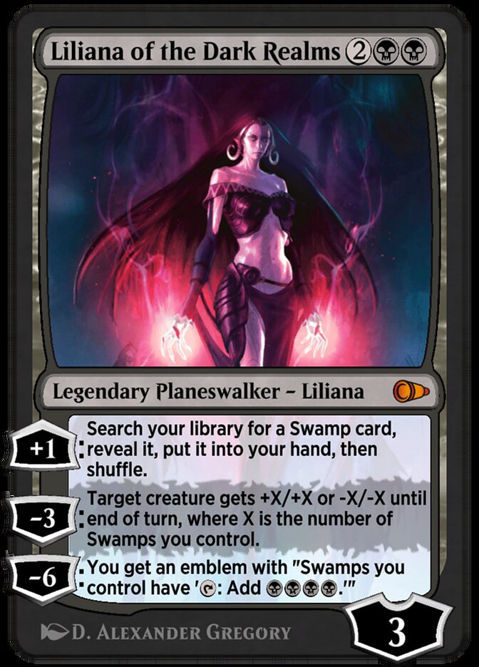 Liliana of the Dark Realms - Card Image