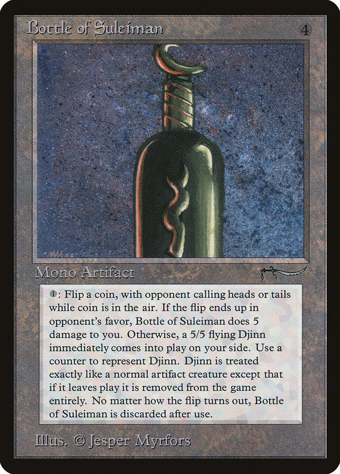 Bottle of Suleiman - Card Image