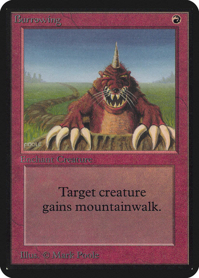 Burrowing - Card Image