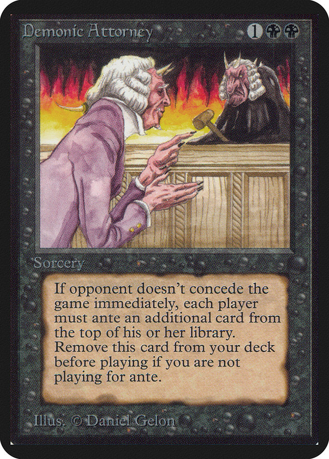 Demonic Attorney - Card Image