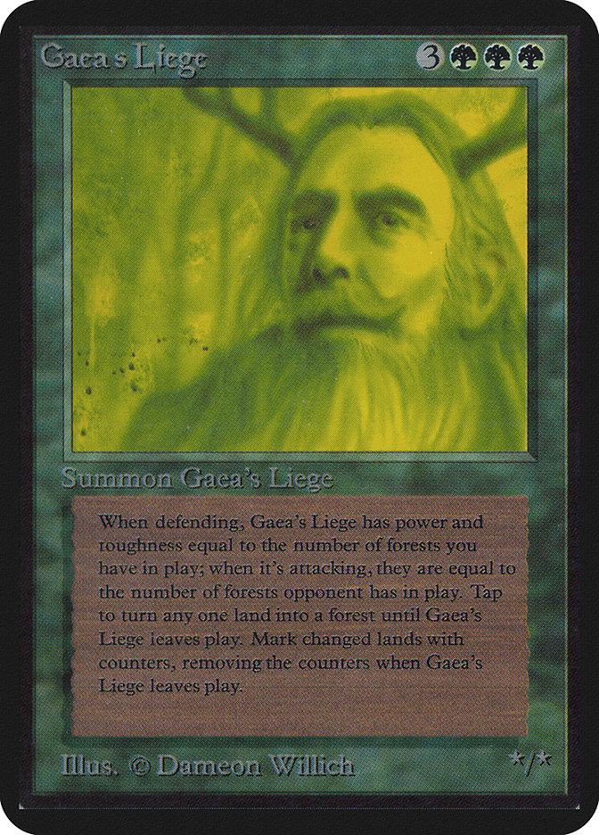 Gaea's Liege - Card Image