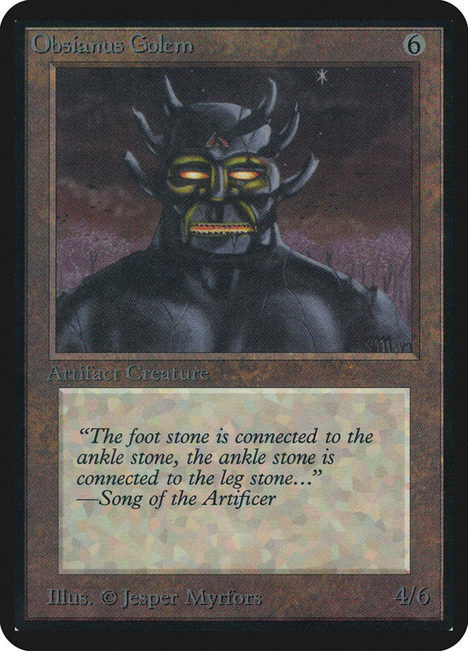 Obsianus Golem - Card Image