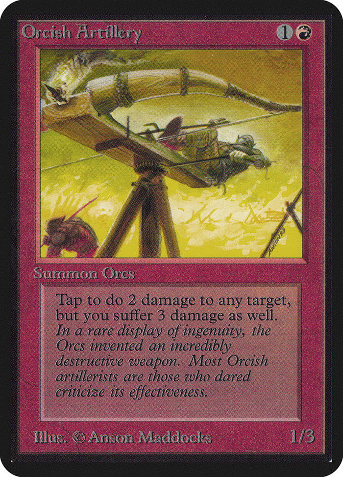 Orcish Artillery - Card Image