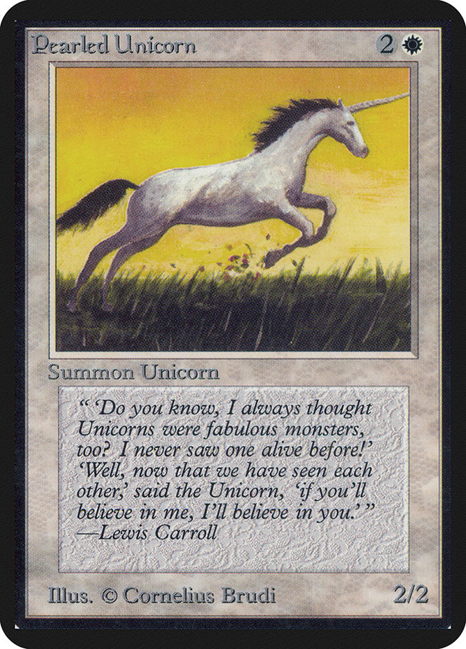 Pearled Unicorn - Card Image