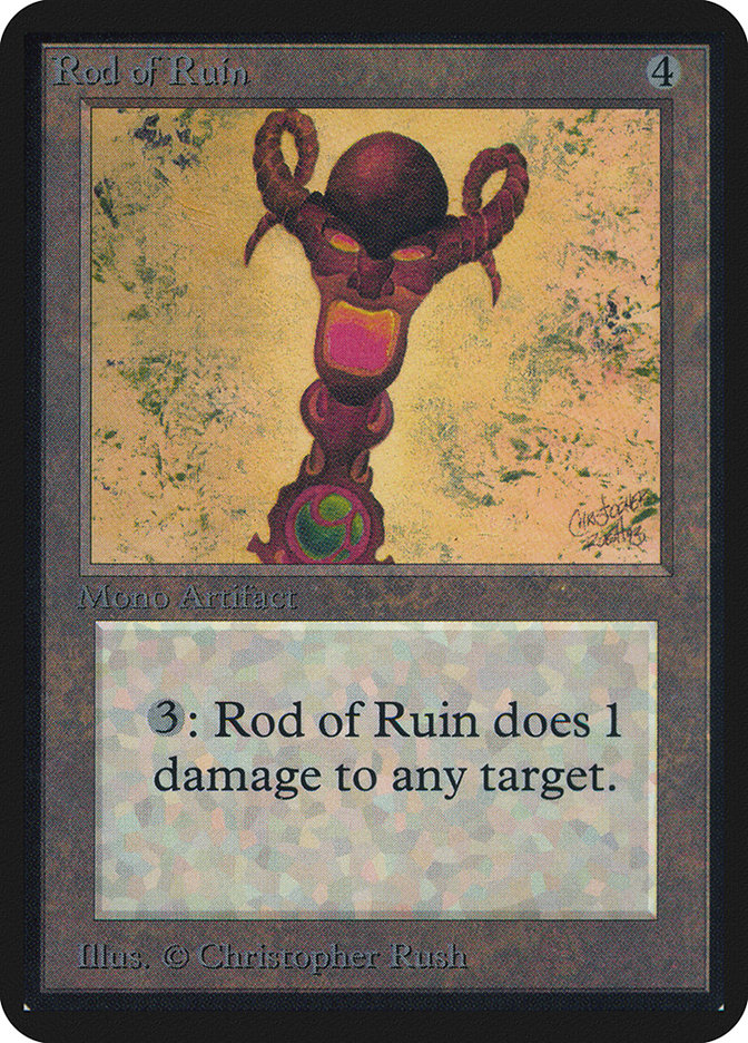 Rod of Ruin - Card Image