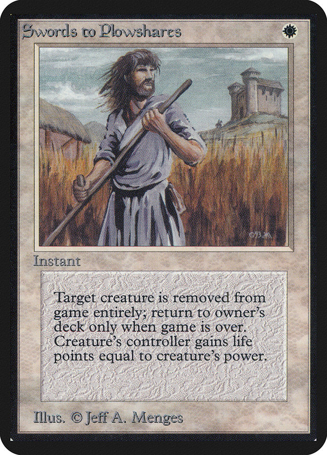 Swords to Plowshares - Card Image