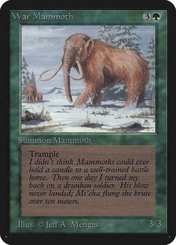 War Mammoth - Card Image