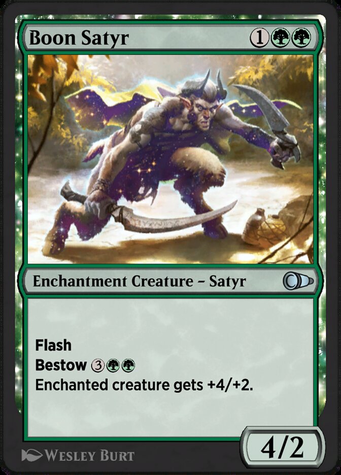 Boon Satyr - Card Image