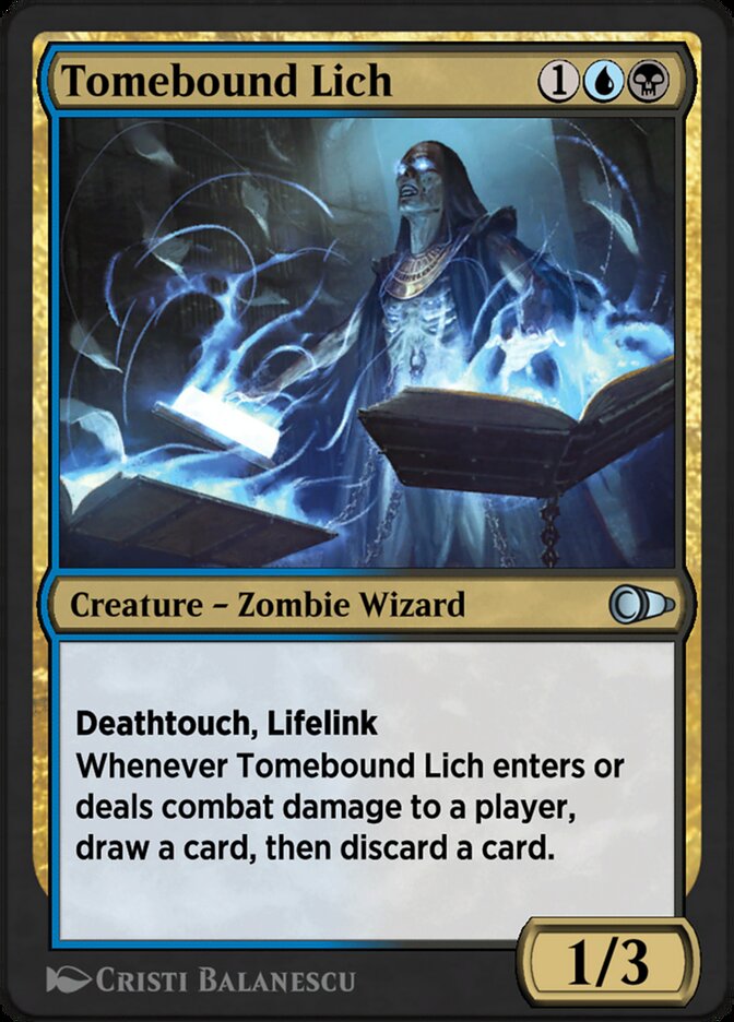 Tomebound Lich - Card Image